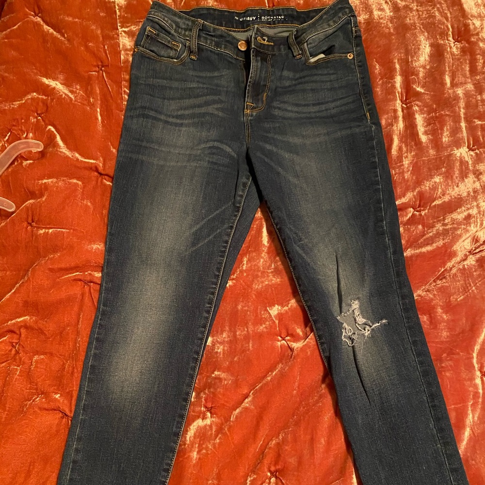 high rise jeans